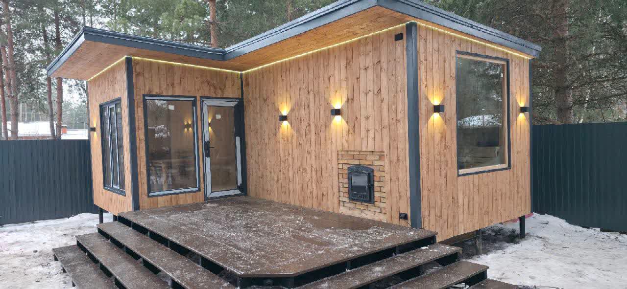 Современный модульный дом